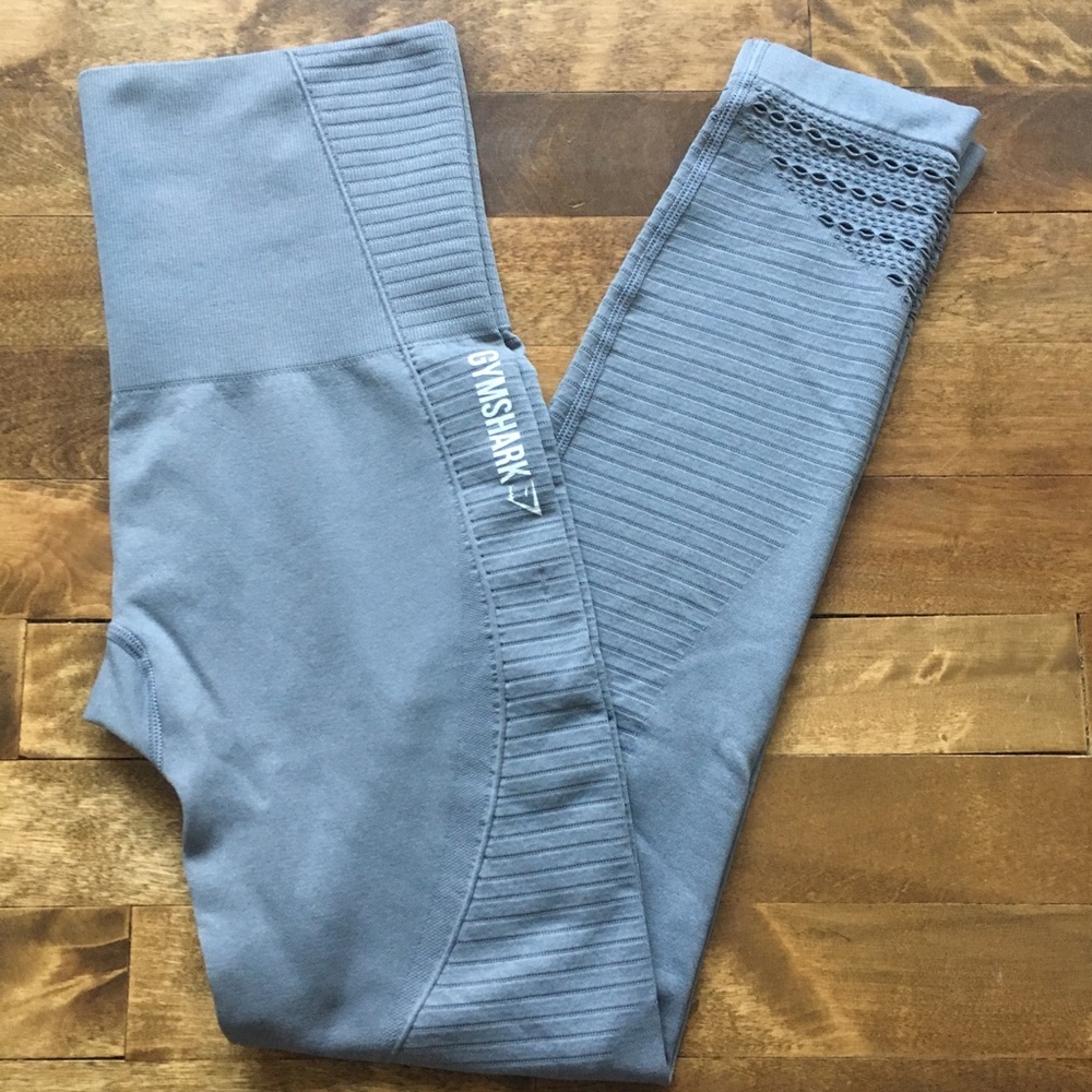 Gymshark full length grey seamless leggings